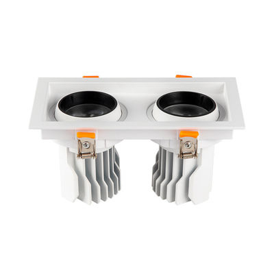 Kalite  aluminum ROHS Dimmable Led Grille Spotlight Double Head 3W 5W Fabrika