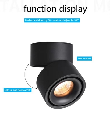 Yüksek Basınçlı Sodyum LED Izgara Spot 7Ｗ Tavan Ayarlanabilir
